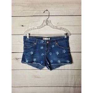 Levi's Womens Jean Shorts Shorty‎ With Stars Size 9